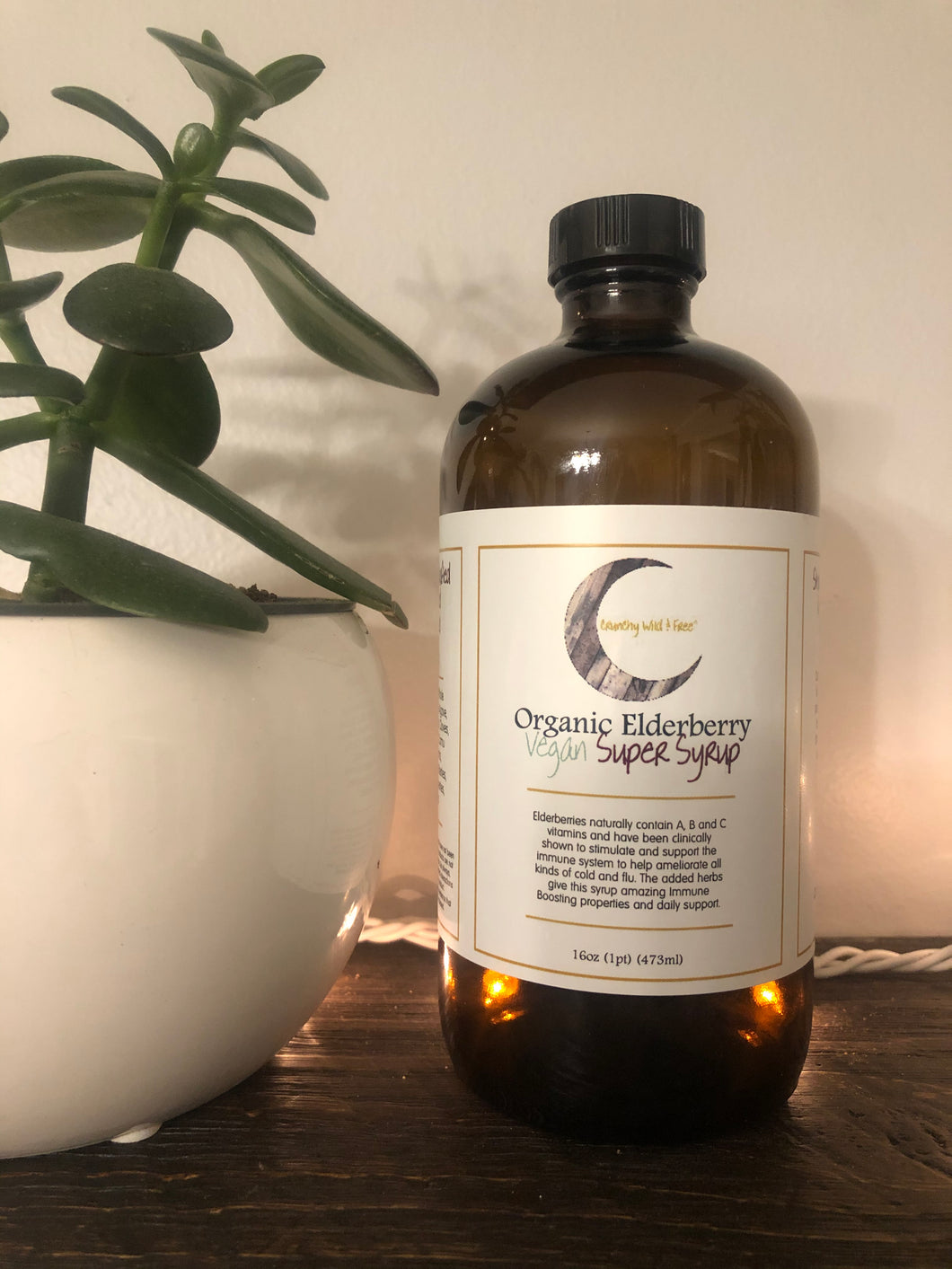 Organic elderberry super syrup smooth sweet vegan honey free maple syrup agave homemade camu blackberry immune support wellness Illness vitamins daily boost stimulant 